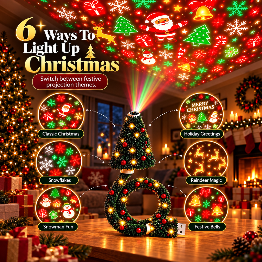 Zappio™ Christmas Projector Light