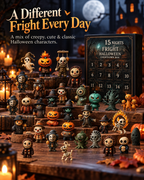 31 Night Scare Halloween Countdown Box With Doll Advent Countdown Blind Box