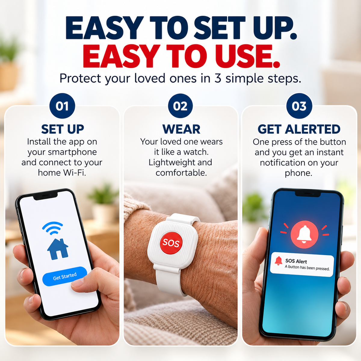 Zappio™ SOS Emergency Wristband