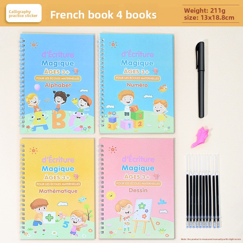 Zappio™ Magic Reusable Handwriting Practice Copybook Set