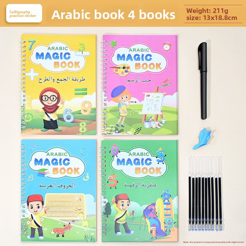 Zappio™ Magic Reusable Handwriting Practice Copybook Set